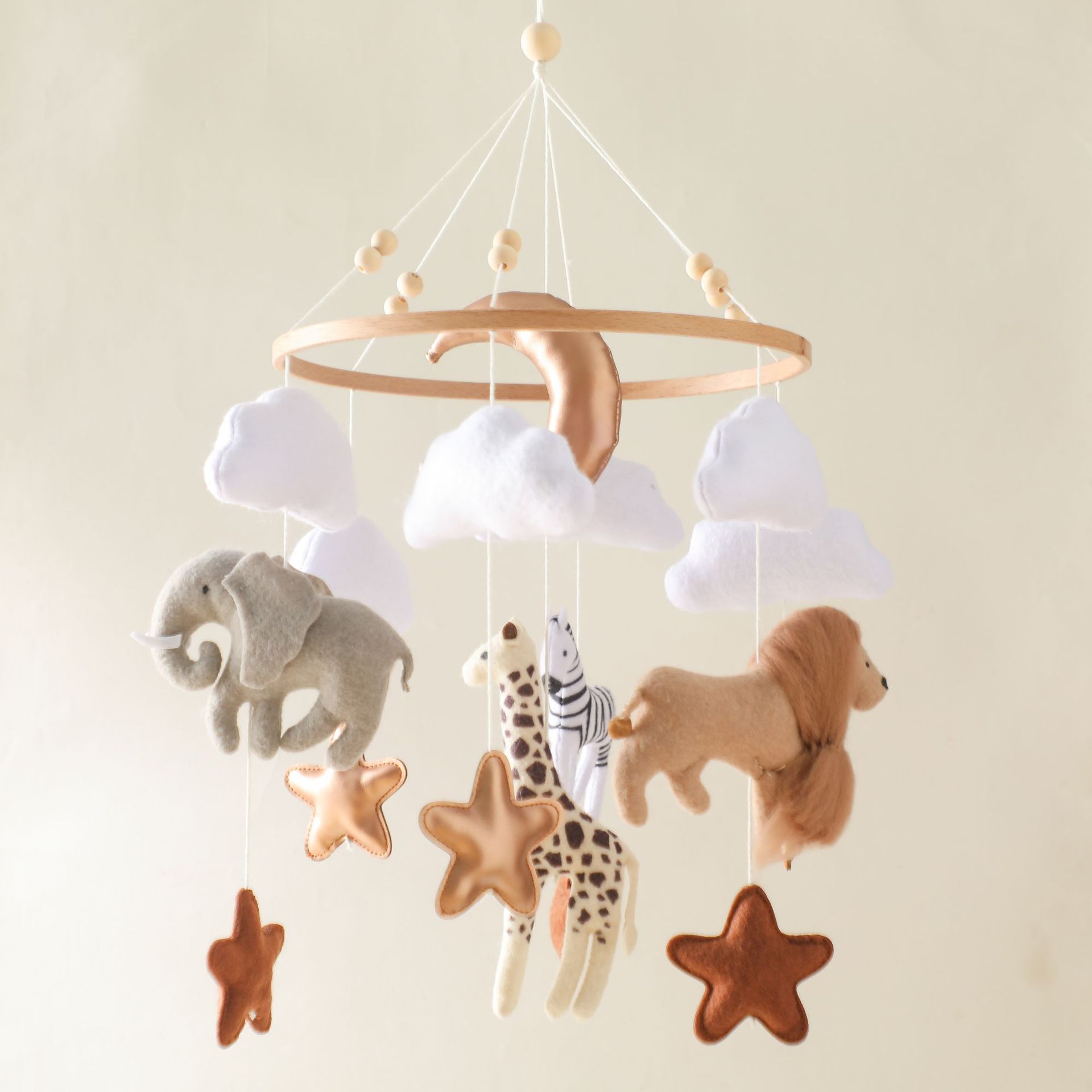 Felt Forest Animal Crib Mobile