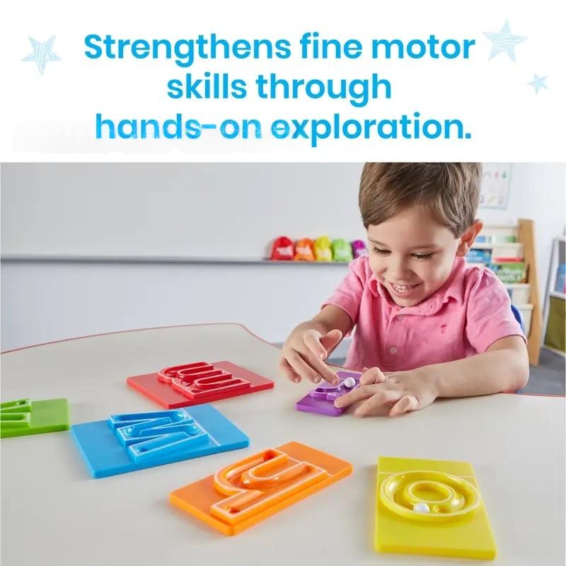 Marble Letter-Tracing Track Set