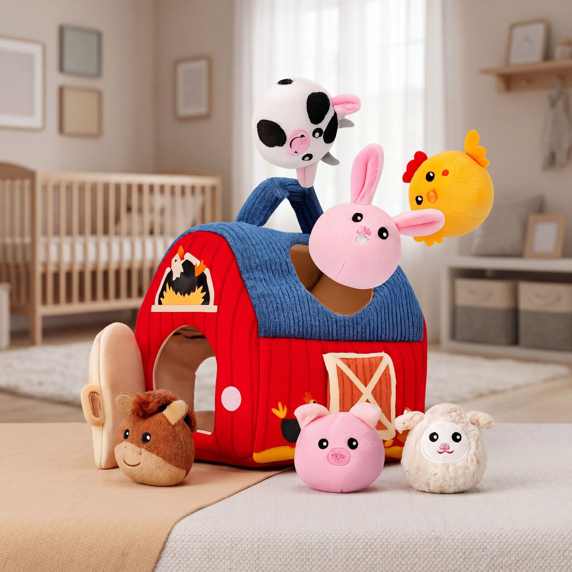 Mini Farm Animal Play Set