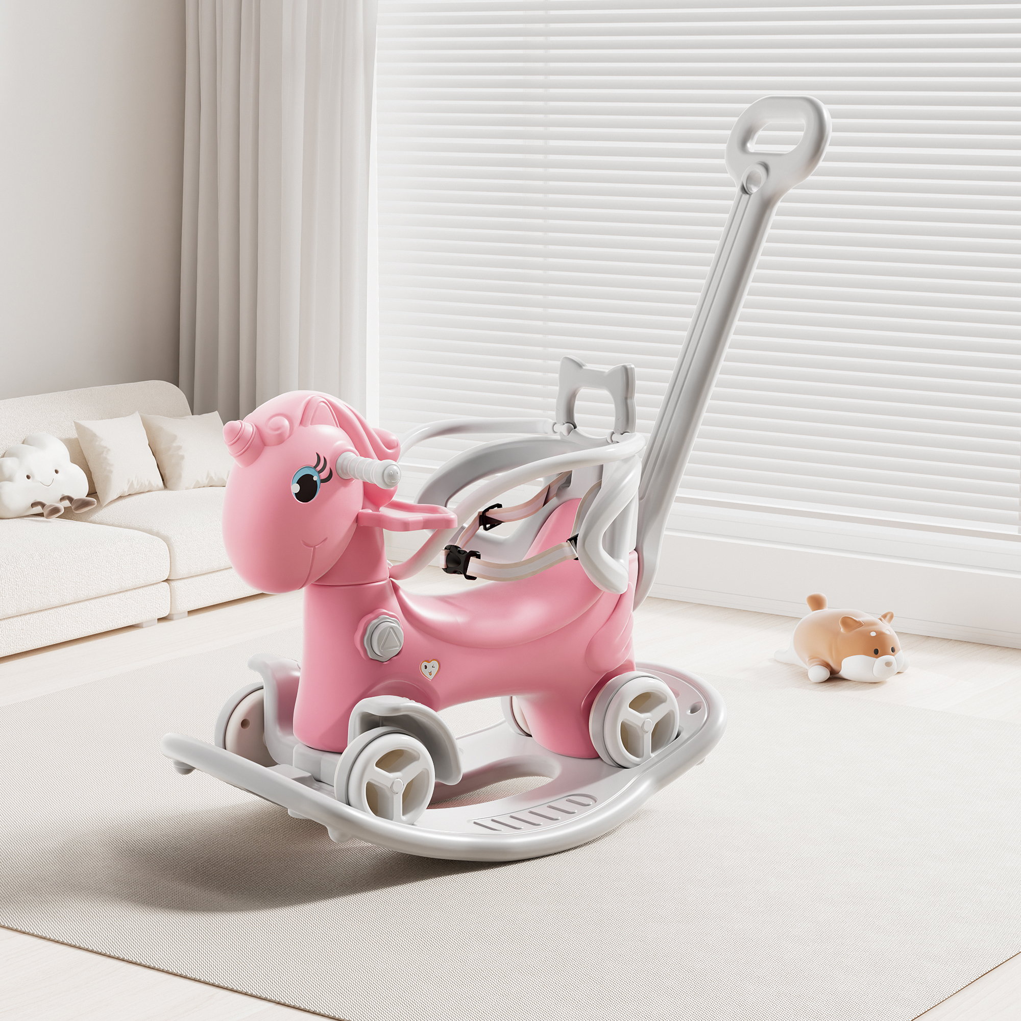 Wooden Rocking Horse Ride-On