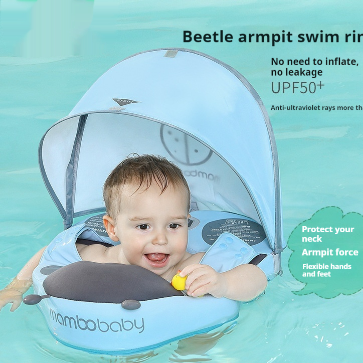 Knitted Inflatable-Free Baby Swim Ring