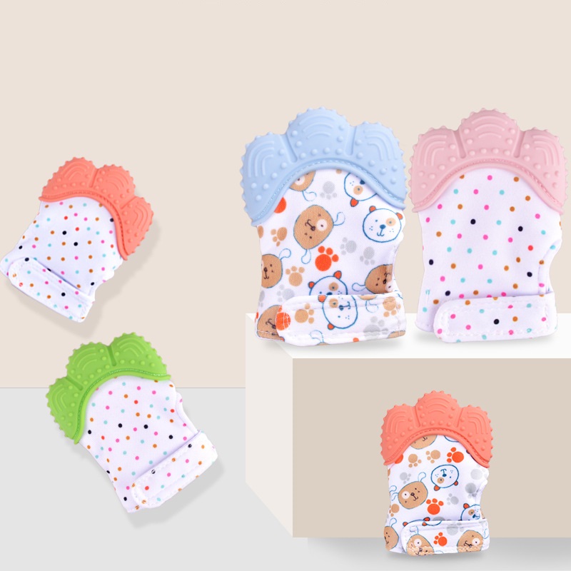 Soothing Silicone Teething Mitt